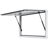 VEVOR Concession Window for Food Truck, 36"x24" Aluminum Alloy Food Truck Service Window, Up to 85 Degrees Stand Serving Window with Awning Door & Drag Hook,  for Food Trucks Concession Trailers