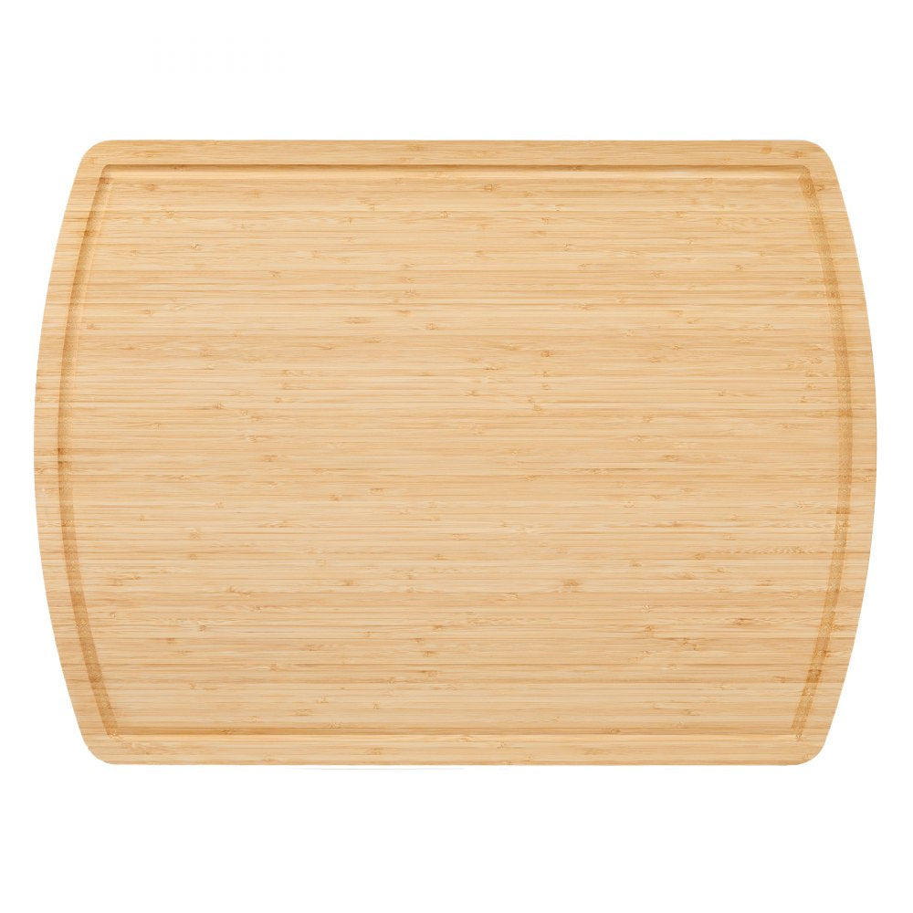 VEVOR Noodle Board Stove Cover, Stove Top Cover Board for Gas Burner & Electric Stove, Bamboo Wood Cutting Board with Juice Grooves, RV Stovetop/ Kitchen Sink Cover for Counter Space & Tray, Natural