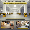 VEVOR 5 Channel Cable Protectors Extreme Rubber Cable Ramps Heavy Duty Protective Cable Wire Cord Ramp Driveway Rubber Traffic Speed Bumps Cable Protector (5-Channel, 1Pack-18000Lb)