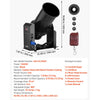 VEVOR Electric Confetti Machine, 1500W Powerful Output Confetti Cannon Launcher, DMX512, Manual & Remote Control, Portable Confe-tti Shooter for Wedding Christmas Party Event Show Stage Nightclub