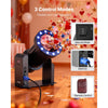 VEVOR Electric Confetti Machine with LED Lights, 1500W Powerful Output Confetti Cannon Launcher, DMX512, Manual & Remote Control, Portable Confe-tti Shooter for Wedding Christmas Event Show Stage
