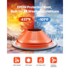 VEVOR Roof Pipe Flashing Boot, Fit Pipe OD 10" to 19", Flexible Silicone Roofing Jack Pipe Flashing, High Temp -101℉ to 437℉, Lasting Round Red Metal Base, for Chimney, Wood Stove & Outdoor Vent Pipe