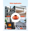 VEVOR Roof Pipe Flashing Boot, Fit Pipe OD 10" to 19", Flexible Silicone Roofing Jack Pipe Flashing, High Temp -101℉ to 437℉, Lasting Round Red Metal Base, for Chimney, Wood Stove & Outdoor Vent Pipe