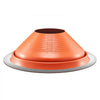 VEVOR Roof Pipe Flashing Boot, Fit Pipe OD 10" to 19", Flexible Silicone Roofing Jack Pipe Flashing, High Temp -101℉ to 437℉, Lasting Round Red Metal Base, for Chimney, Wood Stove & Outdoor Vent Pipe