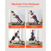 VEVOR Roman Chair Hyperextension Bench, 300 lbs Adjustable Extension Machine, Multi-Function Exercise Equipment for Glute, Hamstring, Lower Back, and Ab Workout, Fitness Weight Bench for Home Gym