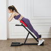 VEVOR Roman Chair Hyperextension Bench, 300 lbs Adjustable Extension Machine, Multi-Function Exercise Equipment for Glute, Hamstring, Lower Back, and Ab Workout, Fitness Weight Bench for Home Gym