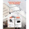 VEVOR Snow Roof Rake, 18.5 in Aluminum Blade, 5.2-30 ft Adjustable Roof Snow Scraper with Wheels & Slide, , Lightweight Snows Removal Tool for House Rooftop Leaves Debris Clearing