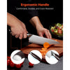 VEVOR Kitchen Knife Set, 5 Piece High Carbon Stainless Steel Sharp Knife Set, Durable and Rust-Resistant, Professional Kitchen Cutlery with Ergonomic Crack-Resistant Handle, for Precise Cutting
