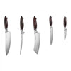 VEVOR Kitchen Knife Set, 5 Piece High Carbon Stainless Steel Sharp Knife Set, Durable and Rust-Resistant, Professional Kitchen Cutlery with Ergonomic Crack-Resistant Handle, for Precise Cutting