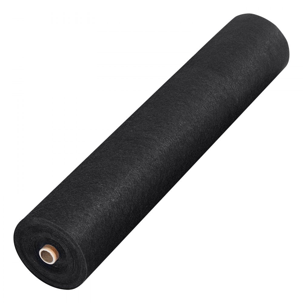 VEVOR Non Woven Geotextile Fabric Under Gravel, 4x100FT 8OZ Driveway Fabric Landscape Fabric, Heavy Duty Weed Barrier Fabric, Ground Cover Weed Control Fabric, French Drains Drainage Fabric, Black