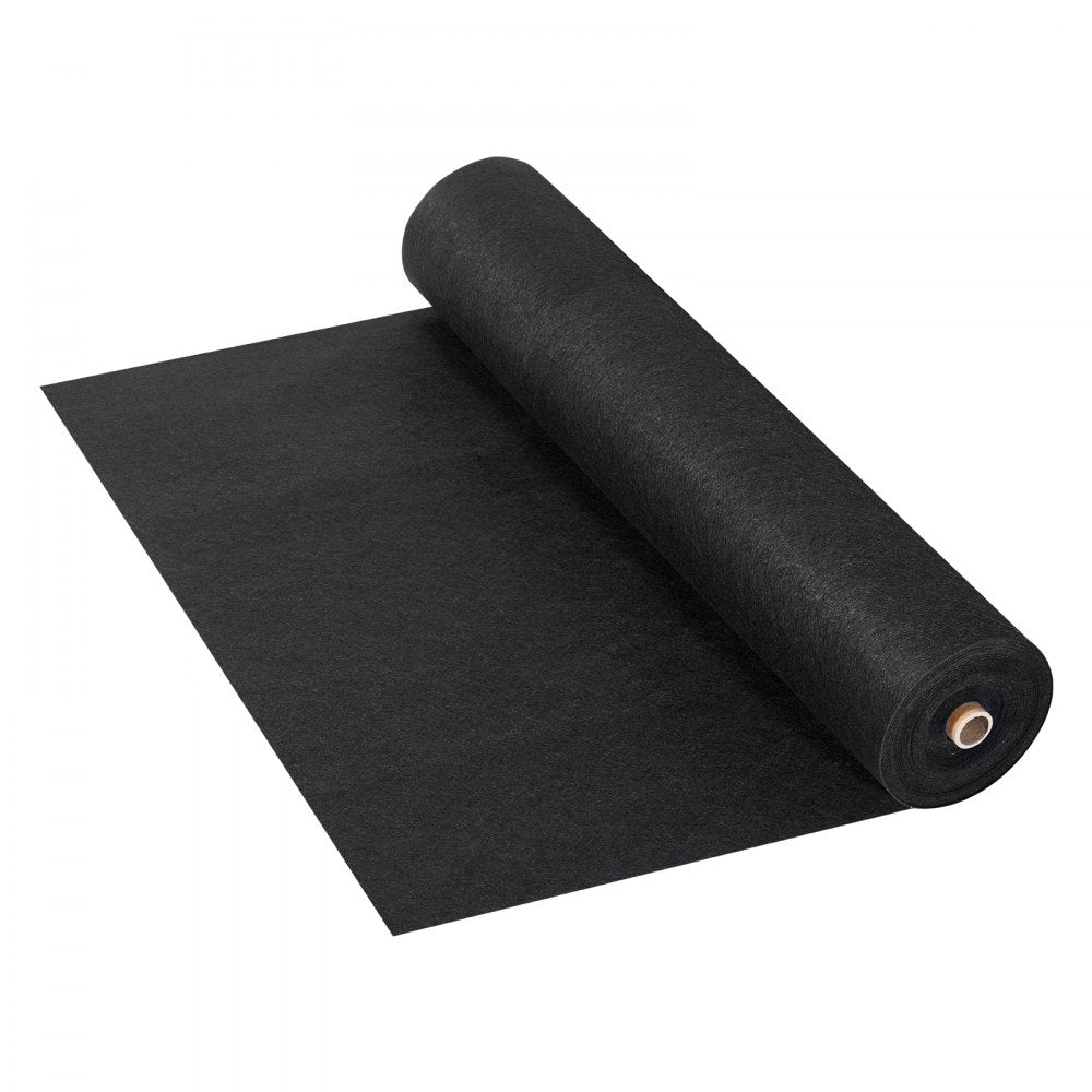 VEVOR Non Woven Geotextile Fabric Under Gravel, 4x100FT 8OZ Driveway Fabric Landscape Fabric, Heavy Duty Weed Barrier Fabric, Ground Cover Weed Control Fabric, French Drains Drainage Fabric, Black