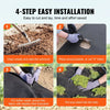 VEVOR Non Woven Geotextile Fabric Under Gravel, 6x100FT 8OZ Driveway Fabric Landscape Fabric, Heavy Duty Weed Barrier Fabric, Ground Cover Weed Control Fabric, French Drains Drainage Fabric, Black