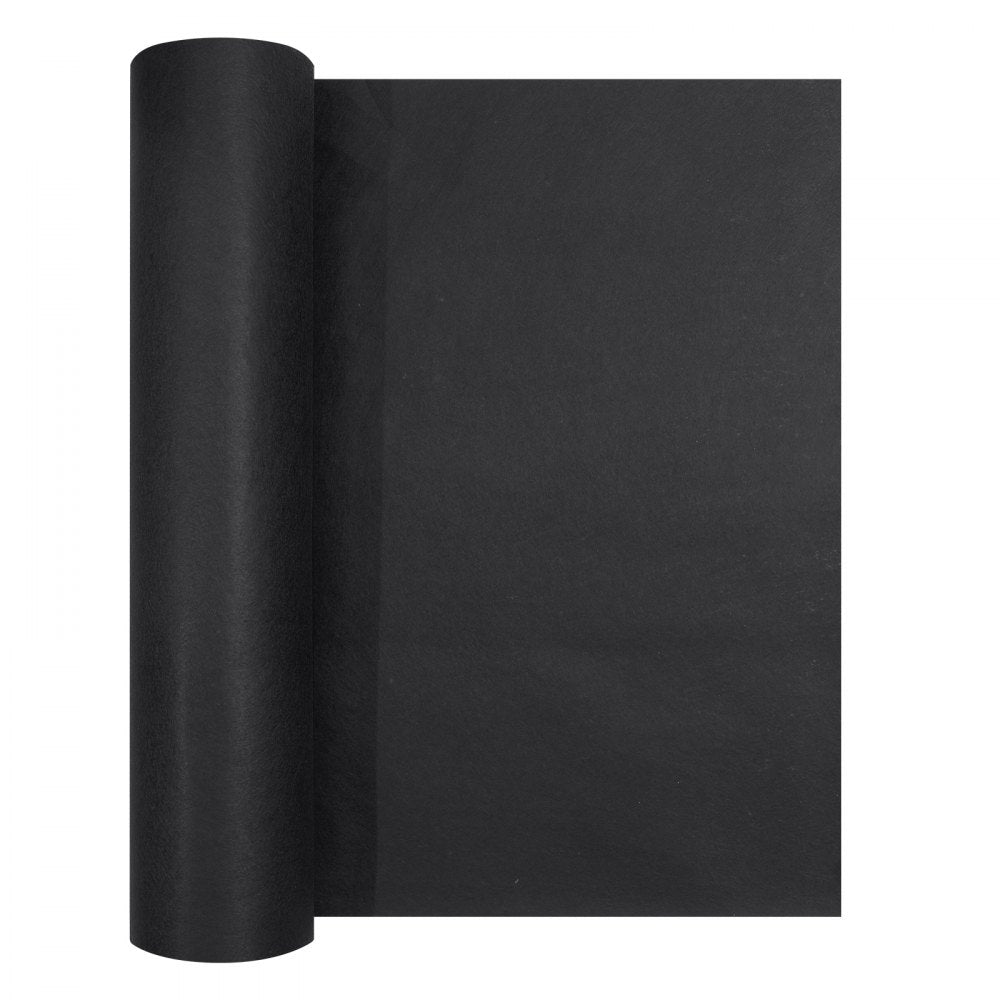 VEVOR Non Woven Geotextile Fabric Under Gravel, 6x50FT 8OZ Driveway Fabric Landscape Fabric, Heavy Duty Weed Barrier Fabric, Ground Cover Weed Control Fabric, French Drains Drainage Fabric, Black