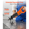 VEVOR Corded Reciprocating Saw, 120 Volt 6 Amp, 3000 SPM Variable Speed, 3/4 inch Stroke Length, Electric Reciprocating Saw with 8 Blades and Carrying Bag, for Wood, Metal, and Plastic Cutting