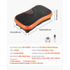 VEVOR Vibration Plate Exercise Machine, Whole Body Vibrating Platform for Lymphatic Drainage and Weight Loss, Home Workout Fitness Equipment with 2 Resistance Bands, Body Shaker for Women Men, Orange