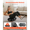 VEVOR Vibration Plate Exercise Machine, Whole Body Shaker for Lymphatic Drainage and Weight Loss, Home Workout Gym Fitness Equipment with 2 Resistance Bands, Vibrating Platform for Women Men, Black