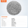 VEVOR Proof Coil Chain, 5/16" x 92', 1667 lbs Safe Working Load, Zinc Plated Proof Tested Coil Chain with Two Quick Links, Galvanized Carbon Steel Link Chain for Towing, Hanging, Camping, Pet Towing