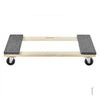 VEVOR Furniture Dolly, 1000 lbs Load Capacity, 18" x 30", 4 x 3" PP Swivel Casters, Heavy Duty Hardwood Furniture Moving Dolly, Mover's Dolly, Moving Cart with Wheels for Heavy Furniture Home Cleaning