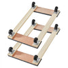 VEVOR Furniture Dolly, 1000 lbs Each Load Capacity, 2 Packs, 18" x 30", 8 x 3" PP Swivel Casters, Heavy Duty Hardwood Furniture Moving Dolly, Mover's Dolly, Moving Cart with Wheels for Heavy Furniture