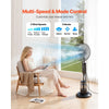 VEVOR Misting Fan, 3 Wind Speeds Misting Standing Fan, Mister Cooling Fans with 0.79 gal Water Tank, Remote & Panel Control, Water Cooling Fans for Indoor, Outdoor, Garage, Patio, Living Room, 3 Modes