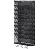 VEVOR File Wall Rack, One-Piece 10 Pockets Mesh Wall File Holder, Wall Mounted Magazine Mail Paper & Document Storage Folder, Metal Wall File Organizer with Nametag Label, for Office Home & School