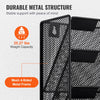 VEVOR File Wall Rack, One-Piece 16 Pockets Mesh Wall File Holder, Wall Mounted Magazine Mail Paper & Document Storage Folder, Metal Wall File Organizer with Nametag Label, for Office Home & School