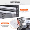 VEVOR File Wall Rack, One-Piece 6 Pockets Mesh Wall File Holder, Wall Mounted Magazine Mail Paper & Document Storage Folder, Metal Wall File Organizer with Nametag Label, for Office Home & School