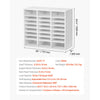 VEVOR Literature Organizer, 24 Compartments Office Mailbox with Adjustable Shelves, Wooden Mailbox Sorter Medium Density Fiberboard Office Home Classroom Storage for Files, Documents, Papers, White