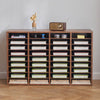 VEVOR Literature Organizer, 36 Compartments Office Mailbox with Removable Shelves, Wood Mailbox Sorter Particle Board Office Home Classroom Storage, File Sorter for File, Document, Paper, Dark Brown