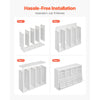 VEVOR Literature Organizer, 36 Compartments Office Mailbox with Adjustable Shelves, Wooden Mailbox Sorter Medium Density Fiberboard Office Home Classroom Storage for Files, Documents, Papers, White