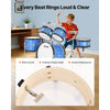 VEVOR Kids Drum Set, 5-Piece 16 in Junior Drum Sets, Beginner Drums Set with Adjustable Throne, Cymbal & Two Pairs of Drumsticks, Musical Learning Drums Instruments Kit, for Children Ages 6-13 (Blue)
