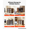 VEVOR Wood Literature Organizer 12 Compartments Office Mailboxes Brown, Countertop Literature Sorter for Files Documents Papers, with Adjustable Shelves, for Office, Home, Classroom Organization