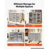 VEVOR Wood Literature Organizer 24 Compartments Office Mailboxes White, Countertop Literature Sorter for Files Documents Papers, with Adjustable Shelves, for Office, Home, Classroom Organization