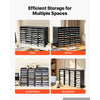 VEVOR Wood Literature Organizer 36 Compartments Office Mailboxes Black, Countertop Literature Sorter for Files Documents Papers, with Adjustable Shelves, for Office, Home, Classroom Organization