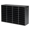 VEVOR Wood Literature Organizer 36 Compartments Office Mailboxes Black, Countertop Literature Sorter for Files Documents Papers, with Adjustable Shelves, for Office, Home, Classroom Organization