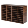 VEVOR Wood Literature Organizer 36 Compartments Office Mailboxes Brown, Countertop Literature Sorter for Files Documents Papers, with Adjustable Shelves, for Office, Home, Classroom Organization