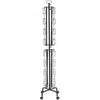 VEVOR Greeting Cards Display Rack, 32 Pockets Rotating Postcard Brochure Display Stand, 360° Spinning Card Display Rack with Sign Holder & 4 Wheels (2 Lockable) for Exhibitions Office Trade Show