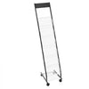 VEVOR Brochure Display Rack, Narrow 6-Tier Magazine Literature Display Stand with Wheels, Metal Floor Standing Magazine Rack, Movable Newspaper Catalog Holders for Shop Exhibitions Office (6 Pockets)