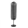 VEVOR Rotating Brochure Display Rack, 30 Pockets Mesh Magazine Literature Display Stand, Portable Floor Standing Magazine Rack, Metal Newspaper Catalog Holders for Shop Exhibitions Office Trade Show