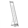 VEVOR Brochure Display Rack, 10 Pockets Magazine Literature Display Stand, Portable Floor Standing Magazine Rack, Metal Newspaper Catalog Holders for Shop, Exhibitions, Office, Trade Show, Silver