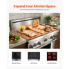 VEVOR Noodle Board Stove Cover, Stove Top Cover Board for Gas Burners & Electric Stove, Pine Wood Cutting Board with Handles, RV Stovetop Cover/ Kitchen Sink Cover for Counter Space & Tray, Natural