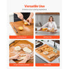VEVOR Noodle Board Stove Cover, Stove Top Cover Board for Gas Burners & Electric Stove, Pine Wood Cutting Board with Handles, RV Stovetop Cover/ Kitchen Sink Cover for Counter Space & Tray, Natural