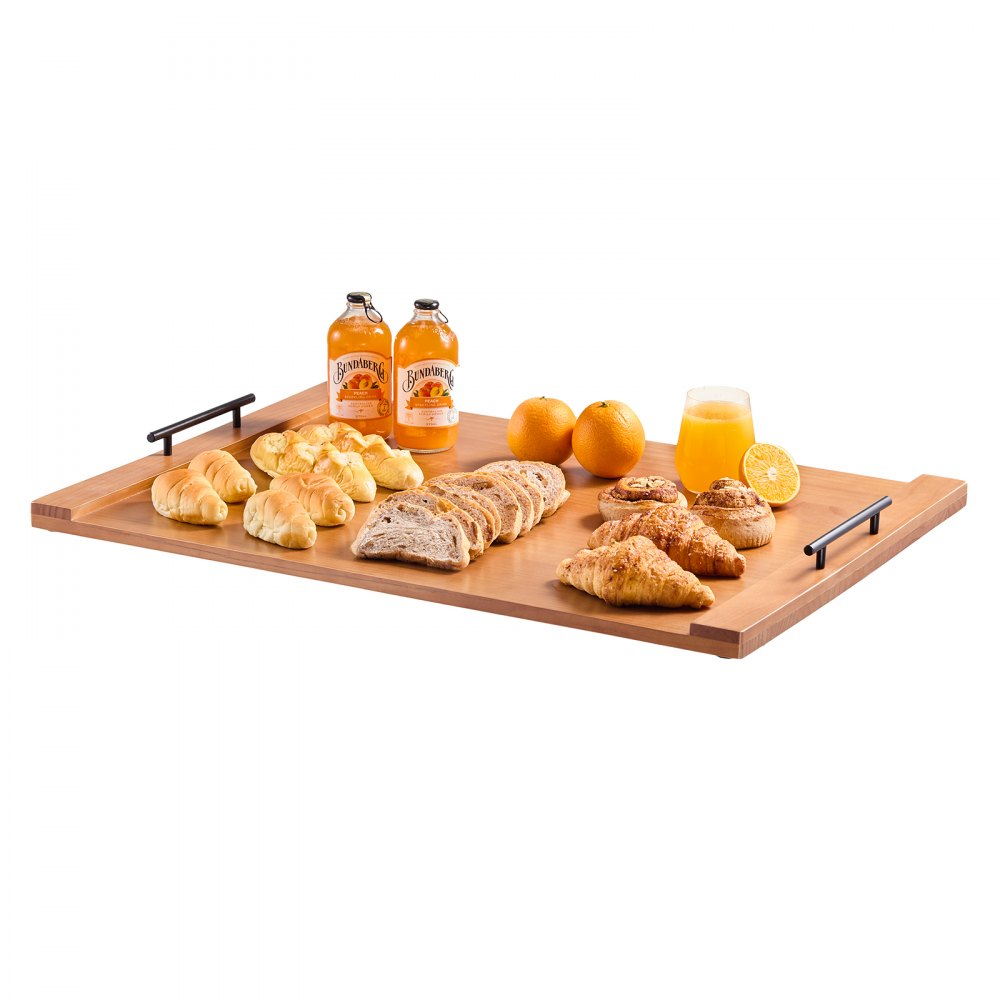 VEVOR Noodle Board Stove Cover, Stove Top Cover Board for Gas Burners & Electric Stove, Pine Wood Cutting Board with Handles, RV Stovetop Cover/ Kitchen Sink Cover for Counter Space & Tray, Natural