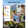 VEVOR 12 Volt Refrigerator, 21.1 QT/ 20L Car Fridge, Portable Ultra-Light EPP Freezer, APP Control Electric Compressor, 12V/24V DC, 14℉ to 50℉, for Truck Van RV SUV Boat Travel Camping
