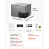 VEVOR 12 Volt Refrigerator, 42.3 QT/ 40L Car Fridge, Portable Ultra-Light EPP Freezer, APP Control Electric Compressor, 12V/24V DC, 14℉ to 50℉, for Truck Van RV SUV Boat Travel Camping