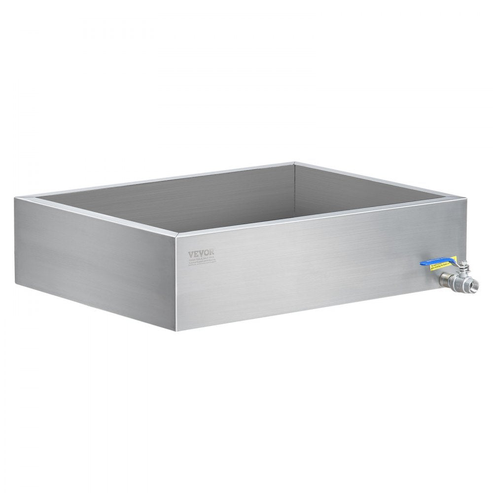 VEVOR Maple Syrup Evaporator Pan, 11.2 Gallon, 162 Cups of 8.8oz Maple Syrup, Flat Evaporator Pan with 1 Valve and 3 Heating Methods, 304 Stainless Steel Maple Syrup Pan for Home, Outdoor