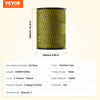 VEVOR Electric Fence Wire, 3366Ft 1026M Portable Polywire, 1/8" Diameter 6 Stainless Steel Strands for Reliable Conductivity and UV, Rust Resistance, Fencing Rope Line for Horse, Cattle, Livestock