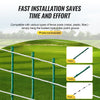 VEVOR Electric Fence Wire, 656Ft 200M Portable Polywire, 1/4" Diameter 6 Stainless Steel Strands for Reliable Conductivity and UV, Rust Resistance, Fencing Rope Line for Horse, Cattle, Livestock