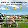 VEVOR Electric Fence Wire, 656Ft 200M Portable Polywire, 1/4" Diameter 6 Stainless Steel Strands for Reliable Conductivity and UV, Rust Resistance, Fencing Rope Line for Horse, Cattle, Livestock