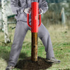 VEVOR Fence Post Driver with Handles, 2.7 in Inner Diameter T Post Pole Pounder, 14LB Heavy Duty Carbon Steel Hand Post Rammer, Farm Fencing Hole Digger for U Channel, Sign Pole, Wooden Post, Red